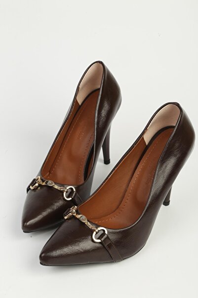 Pierre Cardin Brown Women's Heeled Shoes Pc-55127