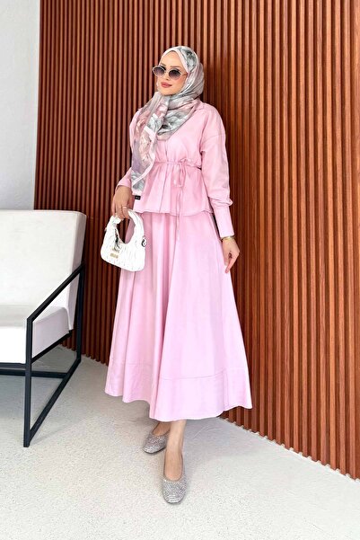 Melike Tatar Poplin Skirt Suit 32-2225-1