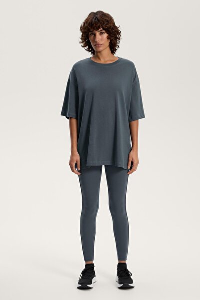 Oysho Short sleeve cotton blend T-shirt