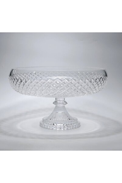 Kristal Market 28cm Charisma Standing Fruit Pot Presentation Holder Luxury Cutout Crystal