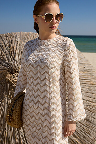 Melike Tatar Φόρεμα ζιγκ-ζαγκ 32-3600