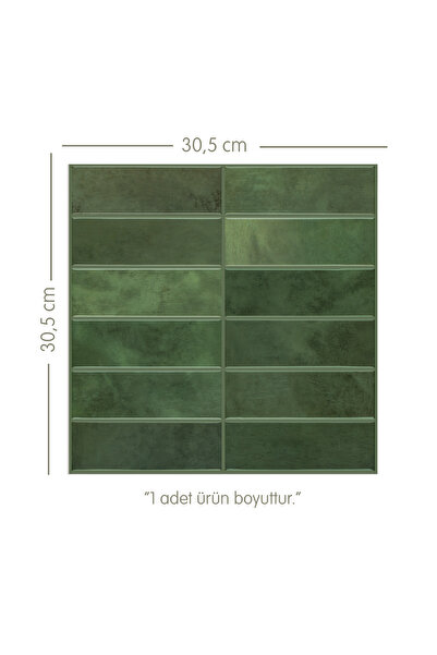 Stickez Tiles 3d Kendinden Yapışkanlı Duvar Karosu 30,5 Cm X 30,5 Cm (4 Adet) 0,371 M²