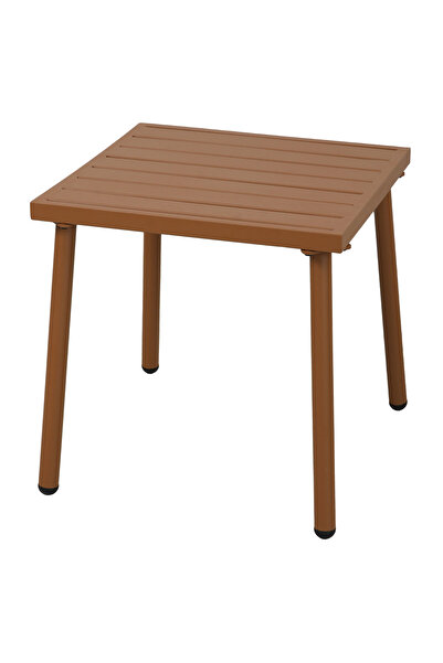 Maison Mex Garden/Terrace Furniture Set with 2 Armchairs and Table, MARSEILLE, Brick/Beige