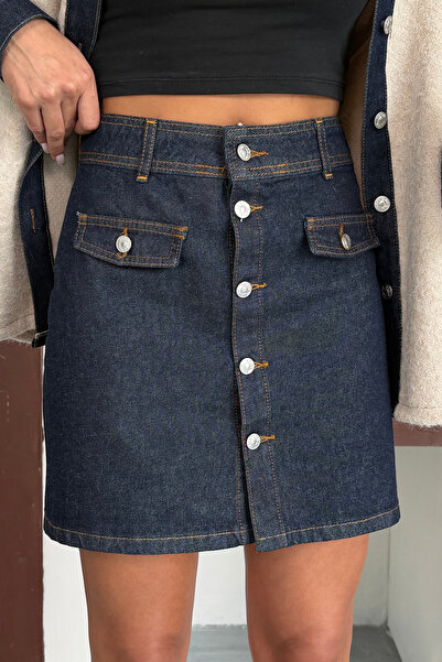 Ortaya Çık Міні-спідниця з ґудзиками