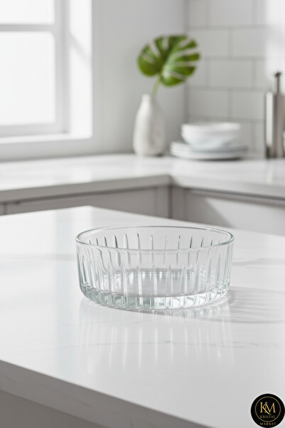 Kristal Market KESME KRİSTAL DEKOR 25 CM CAM KASE