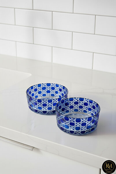 Kristal Market KESME DEKOR EL İŞÇİLİĞİ 2'Lİ KASE