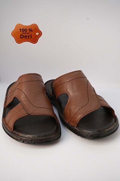 Kristal Kr.98 Ανατομική Σόλα Γνήσιο Δερμάτινο Ανδρικές Παντόφλες