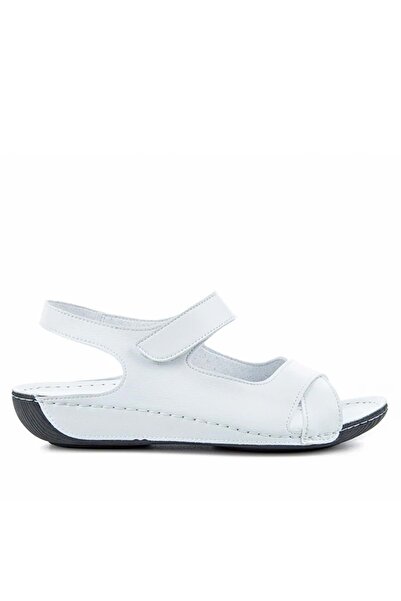 Muya Alula Anatomical Sole Lightweight Women's Sandals - White-Black - 37