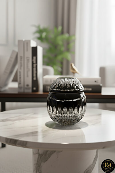 Kristal Market Peçetelik Mumluk Büyük Kapaklı City