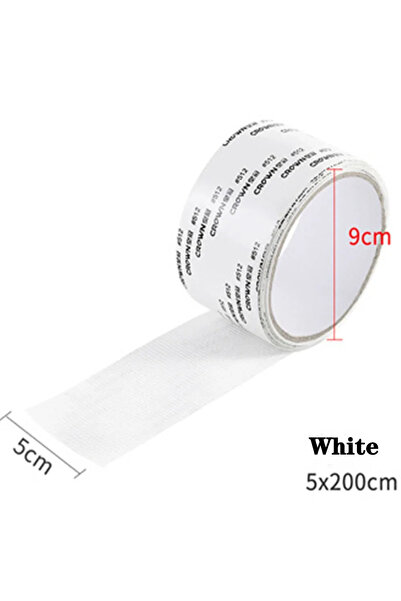 Choice شريط إصلاح شاشة النوافذ المقاوم للماء سهل الاستخدام - أبيض 1 قطعة - ام...