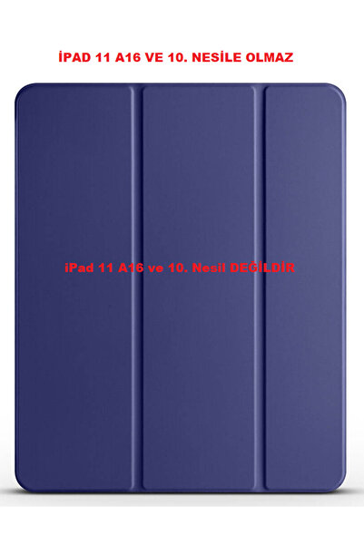 Fibaks İpad Air 11 Inch M2 M3 Çip Air 4. /5. /6. Nesil Kılıf Kapaklı Uyku Modlu Smart Kapak