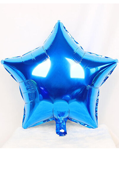 Parti dolabı Koyu Mavi Yıldız Folyo Balon 45cm Doğum günü Parti Helyumla Uçan