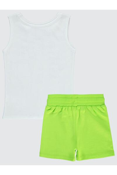 Civil Boys Fresh Printed Shorts Set for Ages 2-5 - White2-3 Years Old