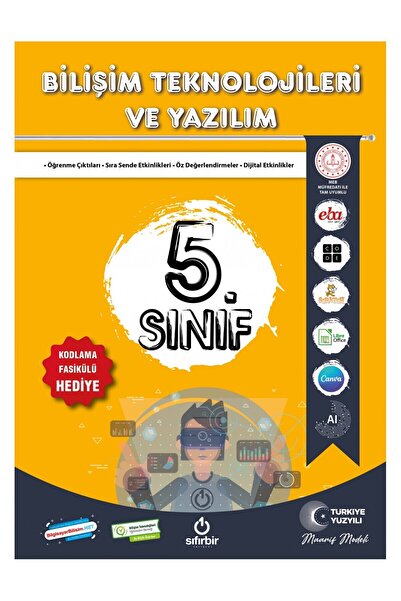 Genel Markalar SIFIRBİR YAYINEVİ 5.SINIF Bilişim Teknolojileri ve Yazılım