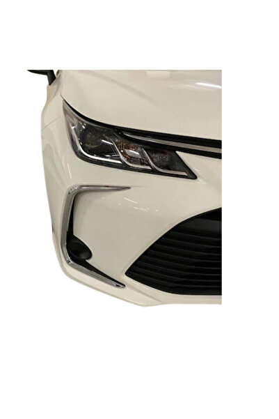 ACK Dizayn TOYOTA COROLLA 2019+ KROM SİS FARI ÇERÇEVESİ PASLANMAZ ÇELİK