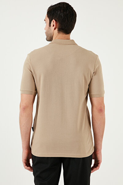 Buratti Ανδρικό μπλουζάκι με γιακά πόλο από βαμβακερό ύφασμα κανονικής εφαρμογής με κουμπιά 2 συσκευασιών