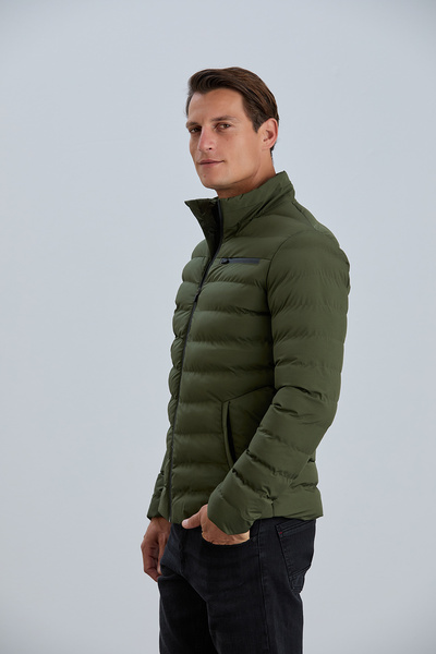 PIQUE Ανδρικό παλτό Παλτό με φερμουάρ