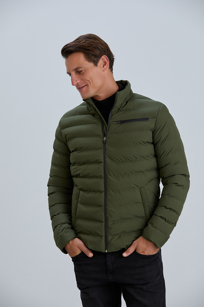 PIQUE Ανδρικό παλτό Παλτό με φερμουάρ