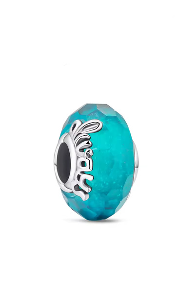 Fubena Friends Always Mavi Murano Gümüş Charm