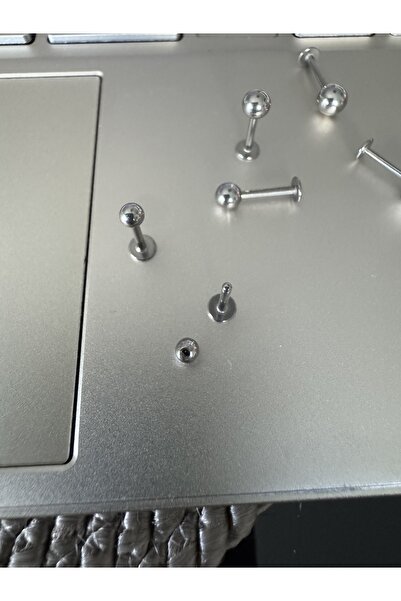 Bylin %100 Cerrahi Çelik Labret Pıercıng Set - 3 Adet