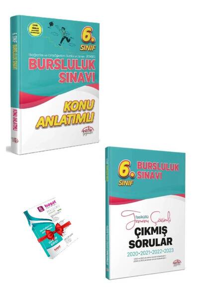 Editör Yayınevi Editör Yayınları 6. Sınıf Bursluluk Sınavı Konu Anlatım+6. Sı...