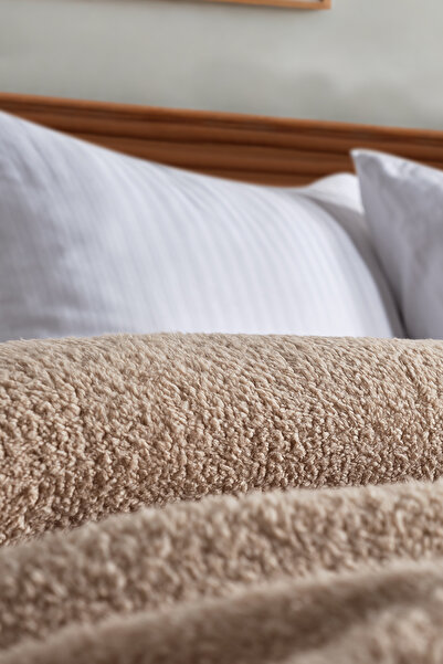 Doqu Home Moffy Blanket Single Size Beige