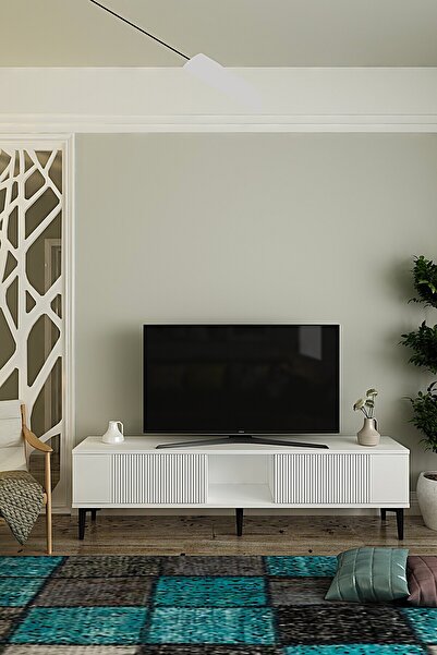 CENEYRA TSA1502B - CORSATV150 TV STAND, TV SEHPASI BEYAZ 150CM