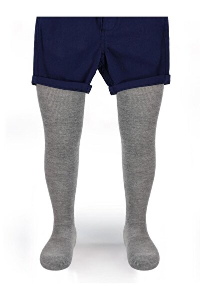 Civil Boys Plain 3-7 Year Old Children's Boys' Pantyhose - Gray 3-4 Years Old