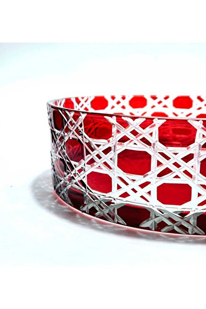 Kristal Market Crystal Decor Honeycomb Tableware Presentation Bowl