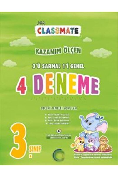 Okyanus Yayınları 3. Sınıf Classmate 4'lü Deneme