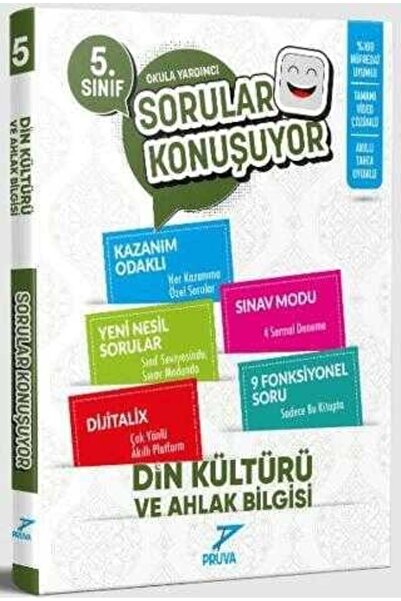 Pruva Akademi PRUVA AKADEMİ YAYINCILIK 5.SINIF DİN KÜLTÜRÜ SORULAR KONUŞUYOR