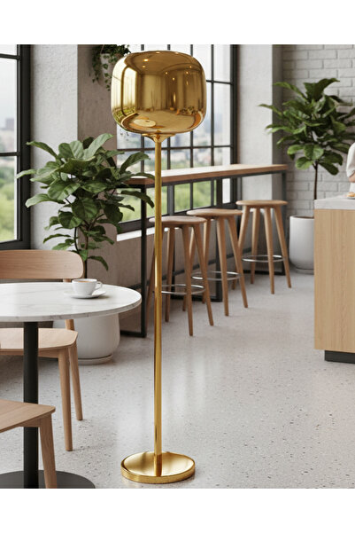 Özcan Aydınlatma Özcan Aydınlatma 3437-L-03 Shine Lambader Sarı