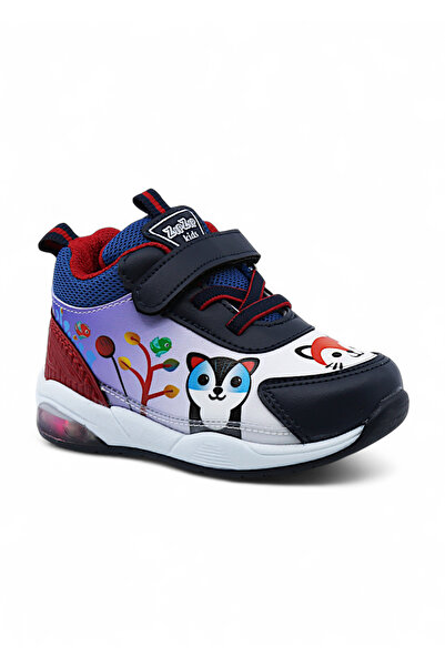 Khayt Zıpzıp Orthopedic Lightweight Nest Nursery Home Unisex Lighted Children's Sports Shoes