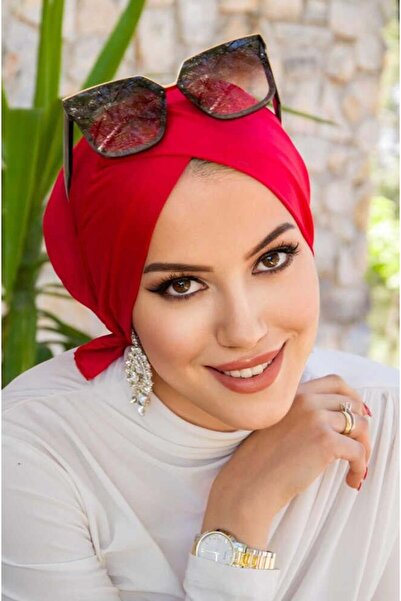 Aişe tesettür Red Cross Sea - Pool Cap Design