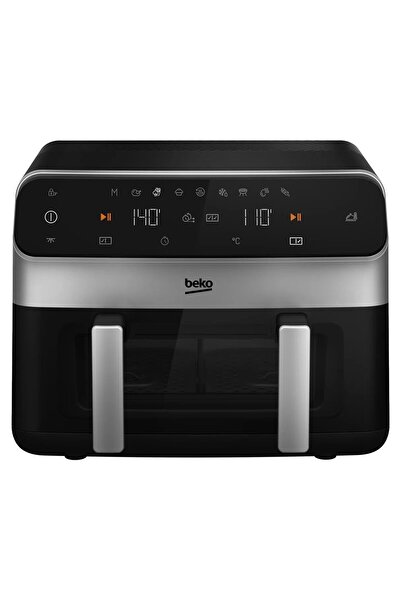 Beko Friteuză ExpertFry FRL6488, aer cald dublu, 3 în 1, 9,5 l, 2400 W, control tactil, 9 programe