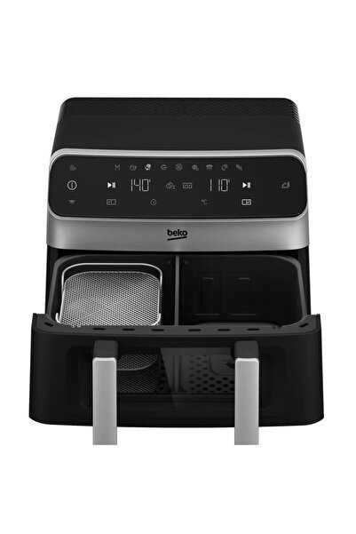 Beko Friteuză ExpertFry FRL6488, aer cald dublu, 3 în 1, 9,5 l, 2400 W, control tactil, 9 programe