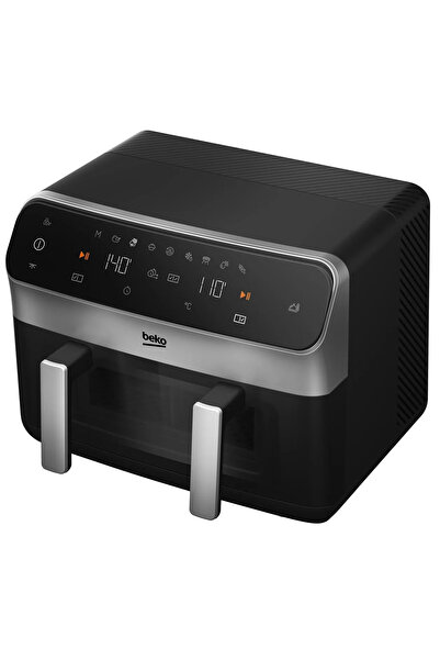 Beko Friteuză ExpertFry FRL6488, aer cald dublu, 3 în 1, 9,5 l, 2400 W, control tactil, 9 programe