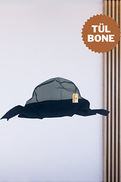 Tergek Tulle Inner Cap, Black Cool Cool Keeping Suitable for Four Seasons Summer Back Tulle Flexible Non-Slip Large Cap