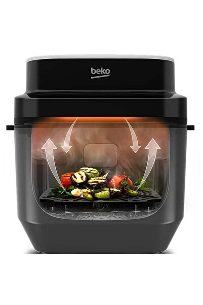 Beko Friteuză cu aer cald ExpertFry FRL5474B, 7L, 2850W, 3 moduri de gătit, abur și grătar