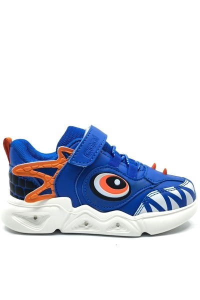 Kocamanlar Ayakkabı Cool Stego Lighted Orthopedic Children's Sports Shoes Blue