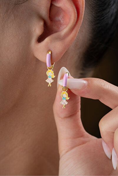 Silvano Jewelry 925 Ayar Gümüş Kız Çocuk Küpe