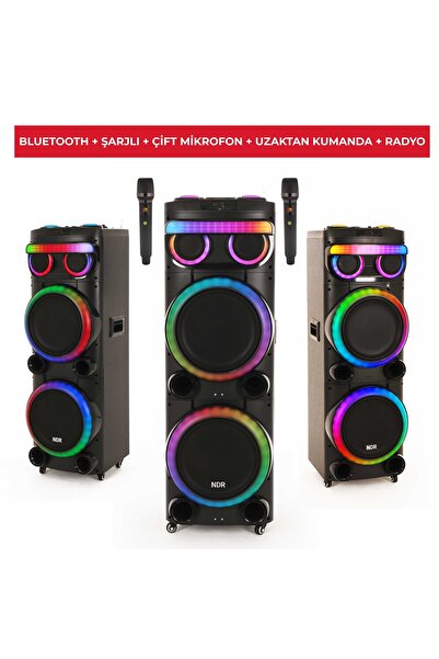 NDR -21280 KARAOKE PARTİ HOPARLÖRÜ - 100 RMS GÜÇ!