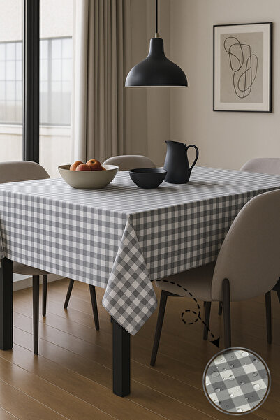 Soft Kare مفرش طاولة من الكتان المقاوم للسوائل من بنما