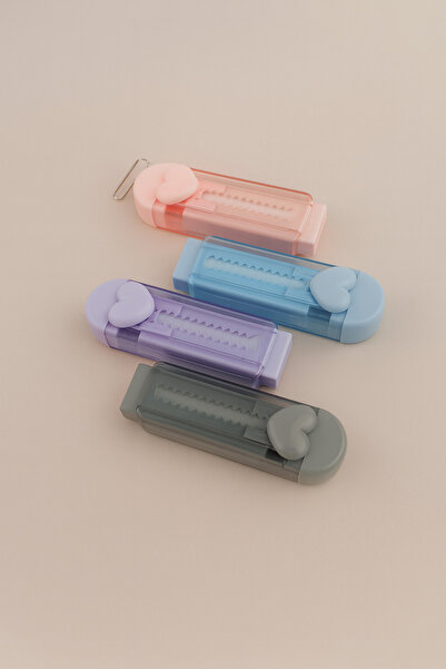 NaSaDAN Kalp Şeklinde XL Sürgülü Silgi 1 Adet