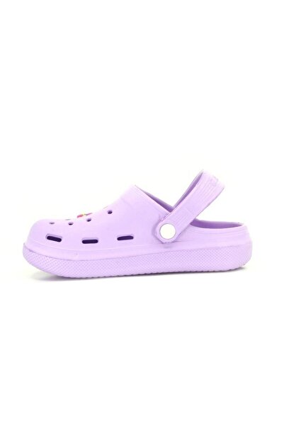 Calx Kız Çocuk Unicorn Figürlü Kaydırmaz Rahat Tabanlı Havuz-Plaj-Tatil-Bahçe Cross Terlik Sandalet