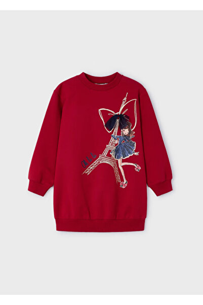 MAYORAL فستان بناتي بغطاء للرأس