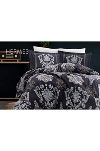 Majoli Σετ Παπλωματοθήκης Hermes Διπλό Σατέν Βαμβακερό - Hermes