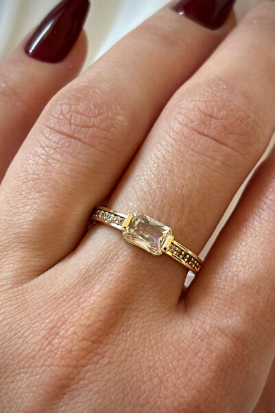 Leo'Stone الموسم الجديد الرغيف الفرنسي تصميم حجر واحد قابل للتعديل المرأة الصلب الدائري