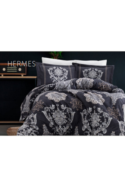 Majoli Σετ Παπλωματοθήκης Hermes Διπλό Σατέν Βαμβακερό - Hermes