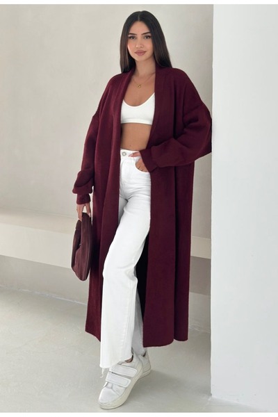 MAXXANA Ultra Soft Shawl Collar Long Knitwear Cardigan
